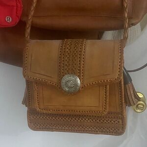 Brown Leather Crossbody Bag